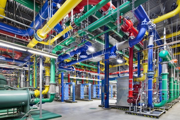 Google Data Center inside picture